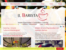 Tablet Screenshot of il-barista.com